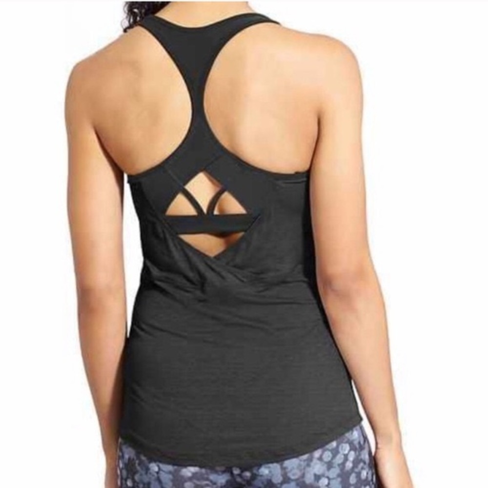 Athleta Reach & Restore Tank Top Black Size Small